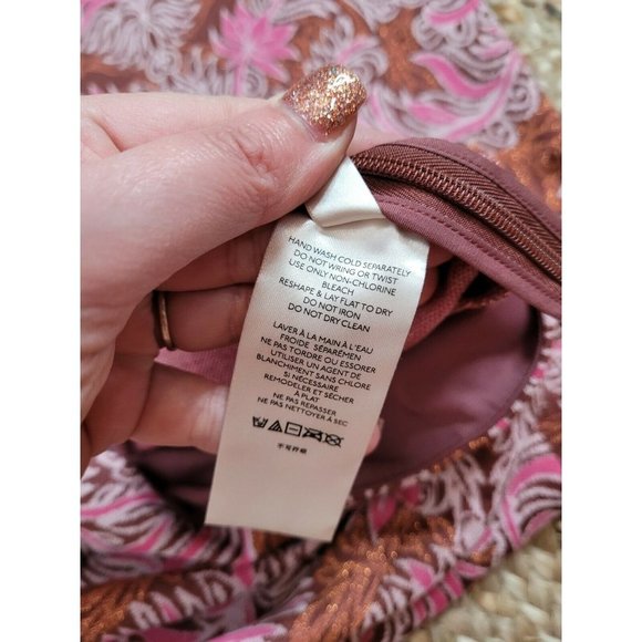 Anthropologie Pink and Brown Patterned Pants - Picture 8 of 11